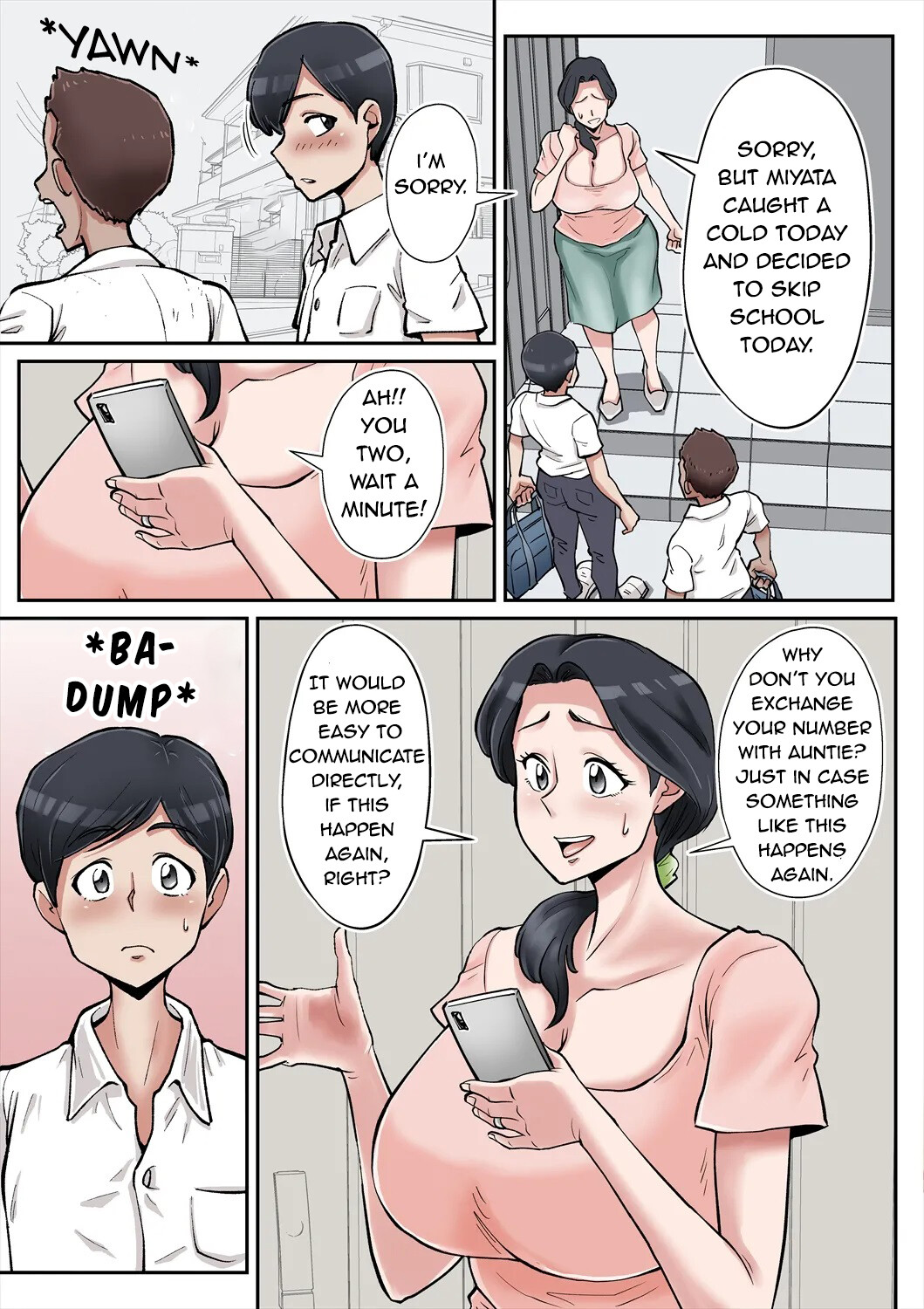 Hentai Manga Comic-I Want to Have Sex With Miyata Mother Too!!-Read-4